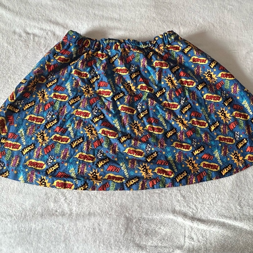 EUC comic skirt